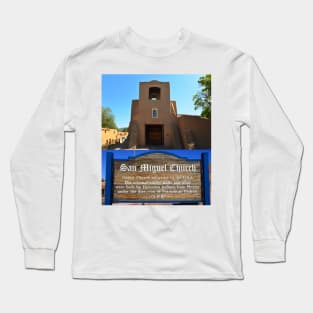 San Miguel Church New Mexcio dual work A Long Sleeve T-Shirt